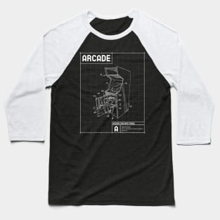 Arcarde Anatomy Baseball T-Shirt